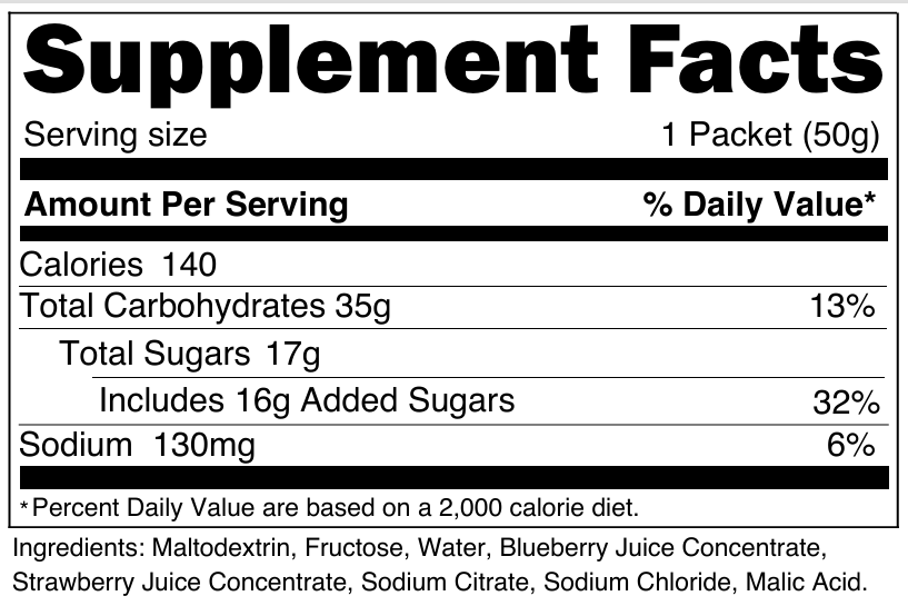 Carbivore Energy Gel - Carton of 24 Wild Berry