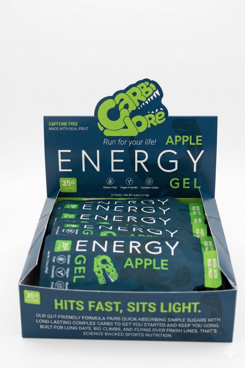 Carbivore Energy Gel - Carton of 24 Apple